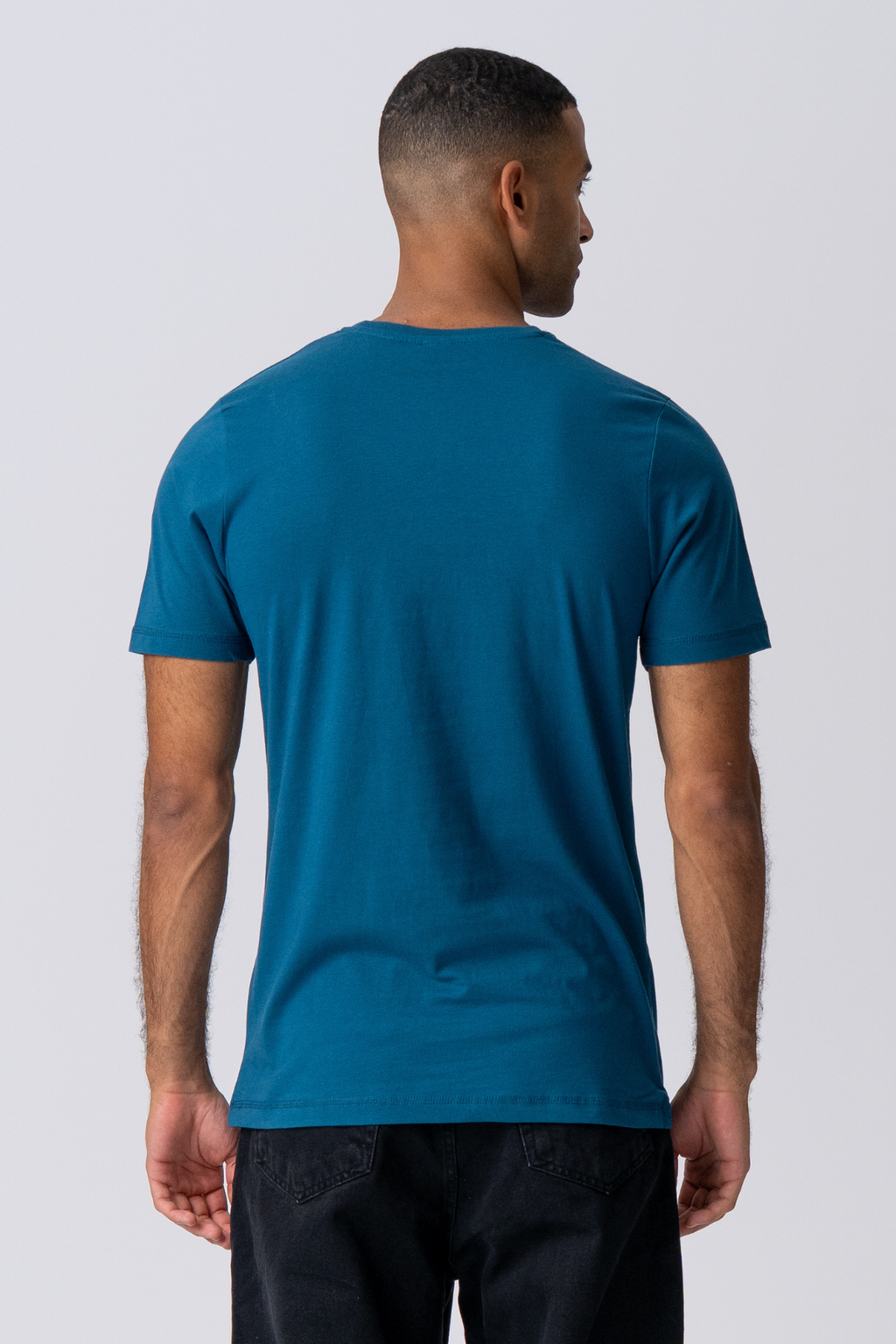 Basic T-shirt - Bleu Pétrole
