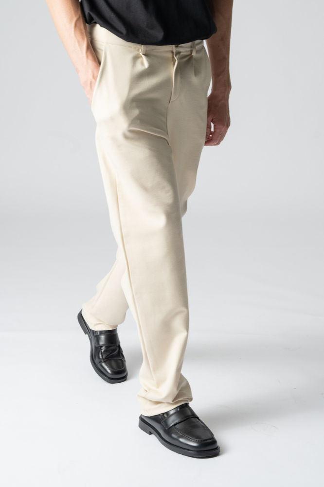 Performance Pants Wide -Beige
