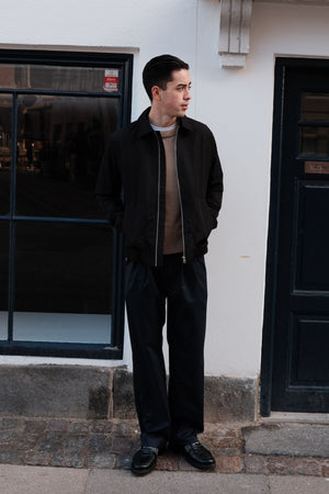 Veste courte zippée - Noir