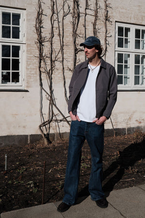 Veste courte zippée - Gris