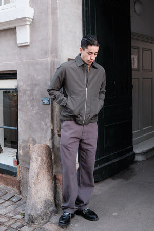 Veste Courte Zippée - Vert Foncé