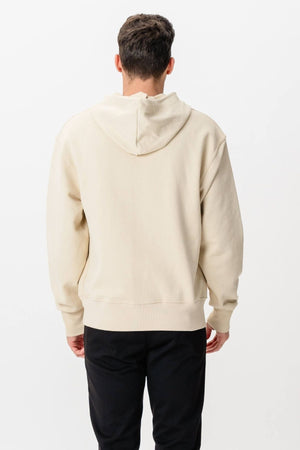 Sweat à capuche lourd - beige