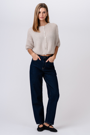 Tricot à manches courtes Mary - Beige