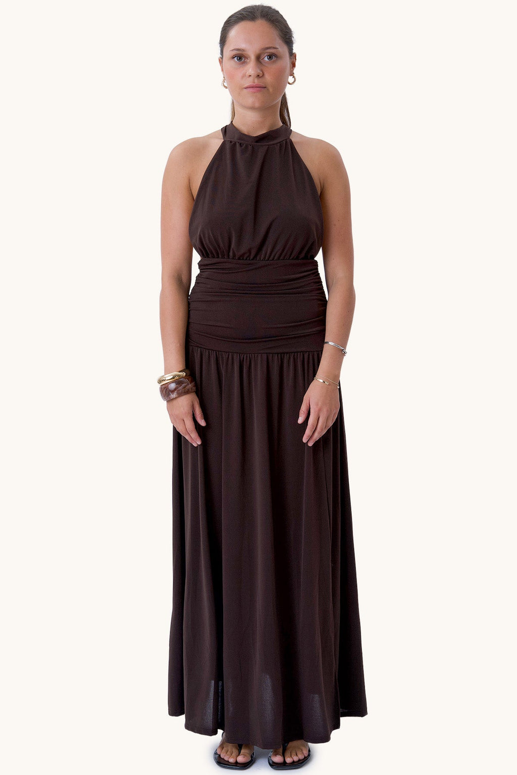 Robe Olivia - Marron