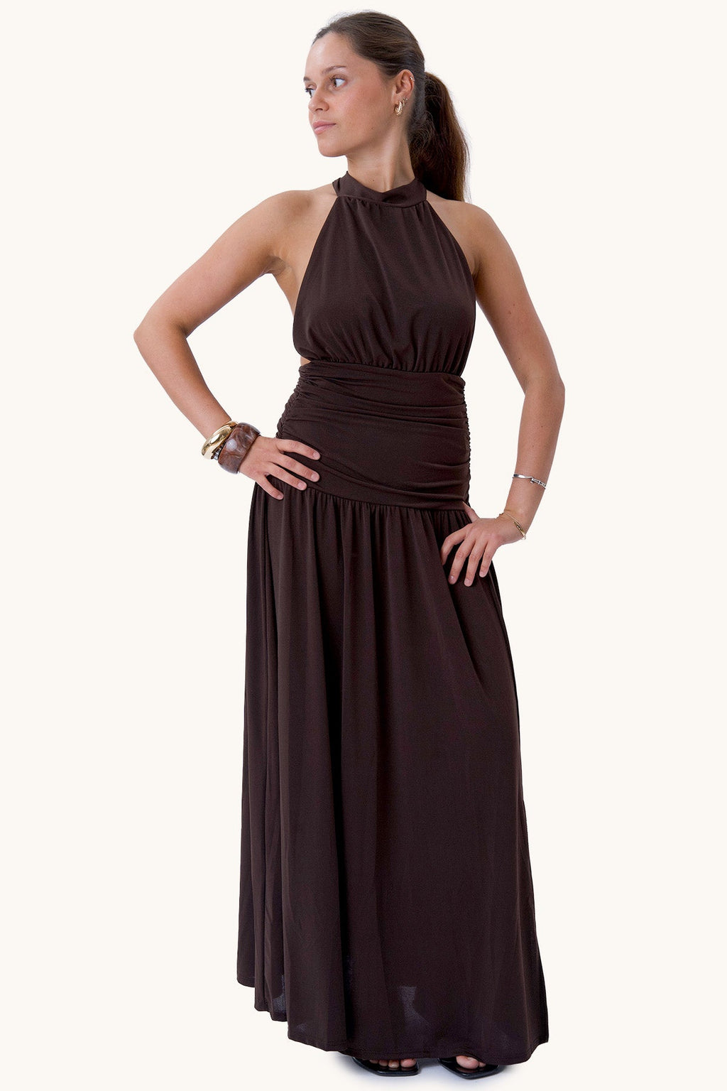 Robe Olivia - Marron