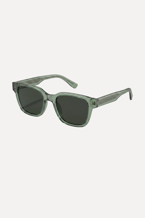 Lunettes de soleil Simon - Transparent-Vert