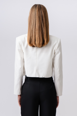 Short Blazer - White