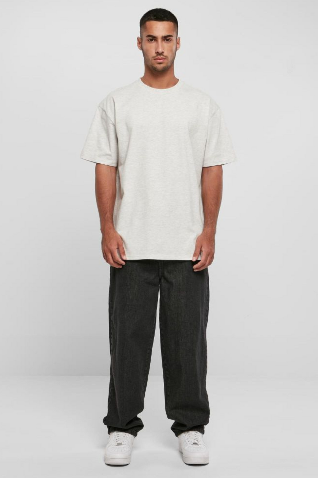 Heavy Oversized T-shirt - Light Grey