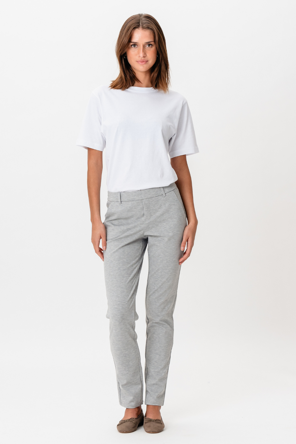 Haylie Pants - Light Grey