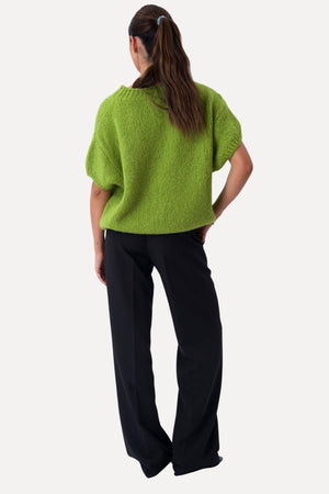 Chloe Short Sleeved Knit - Green