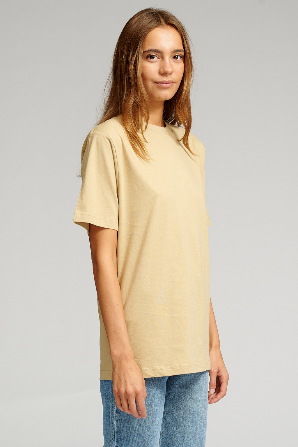 T-shirt surdimensionné - beige