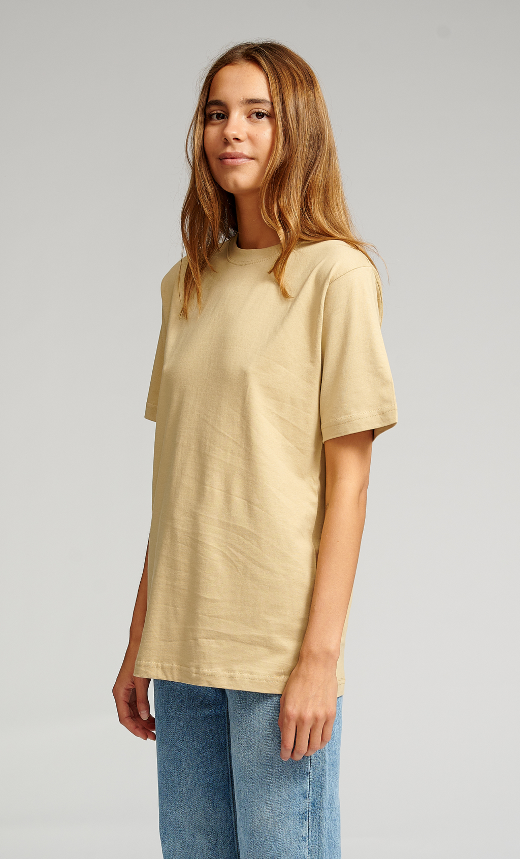 T-shirt surdimensionné - beige