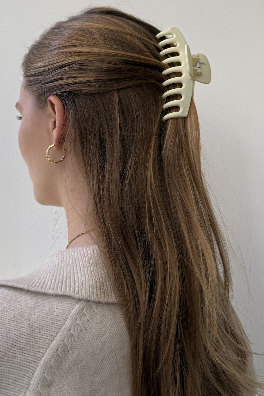 Clip à griffe - blanc