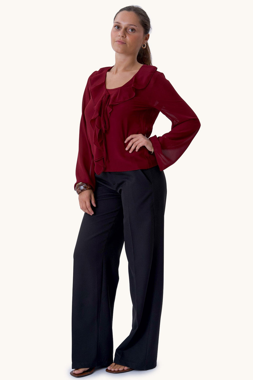 Blouse Alba - Bordeaux