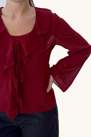 Blouse Alba - Bordeaux