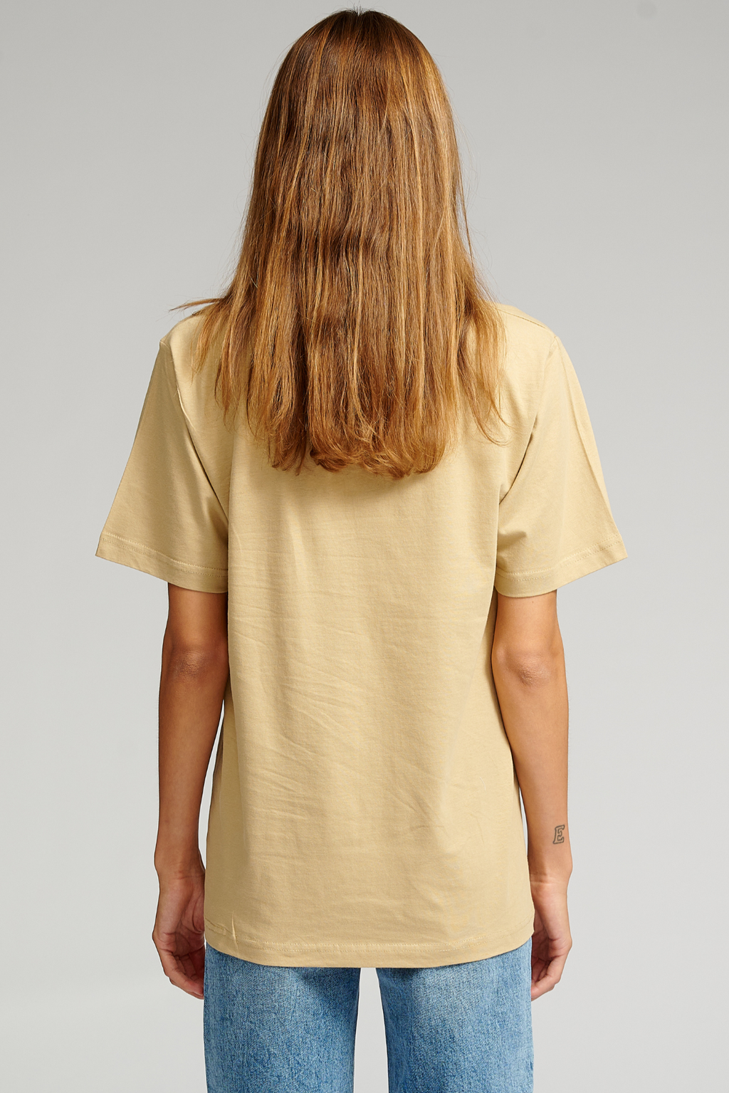 T-shirt surdimensionné - beige