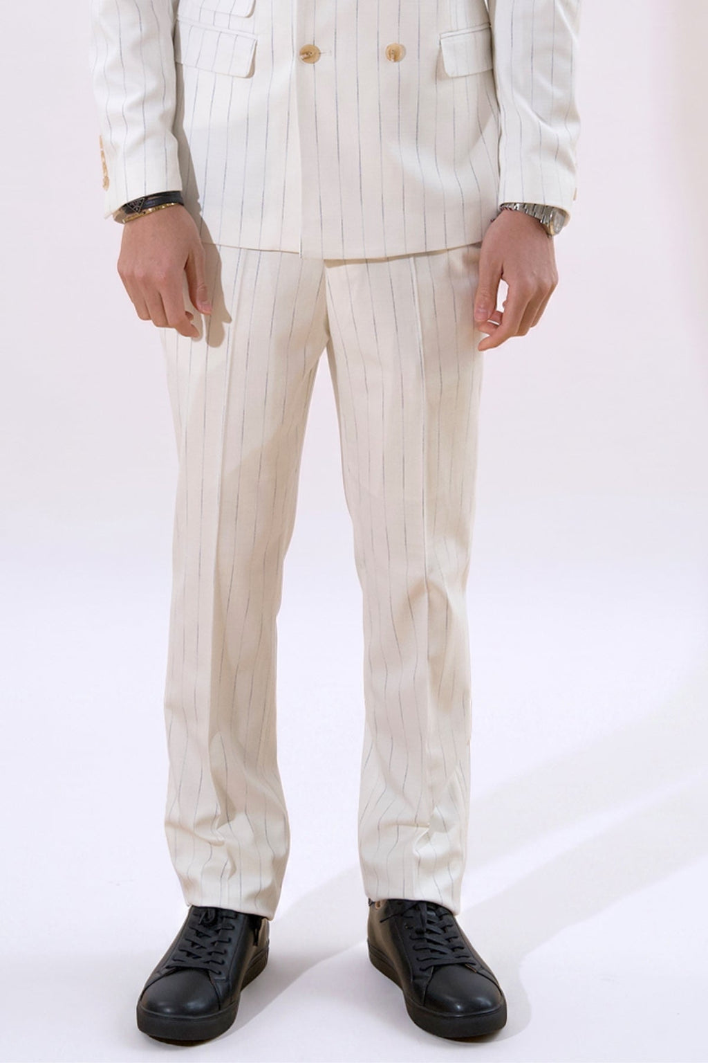 Classique Pants - Rayures blanches