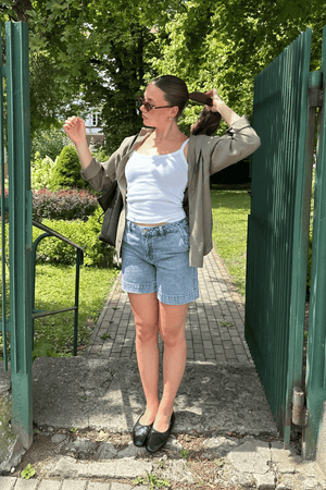 Jen Shorts - Medium Blue Denim