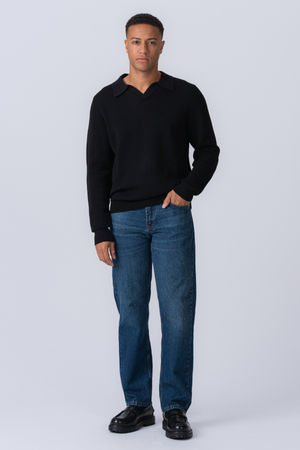 Samuel Polo Knit - Black
