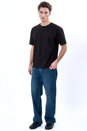 T-shirt boxy - Noir