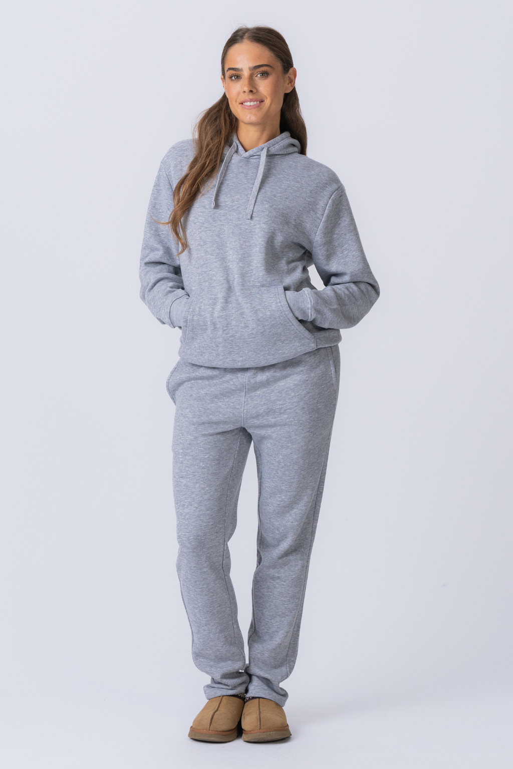 Essential Hooded Sweatset for Women - Grey