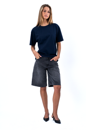 T-shirt Heavy Boxfit - Marine