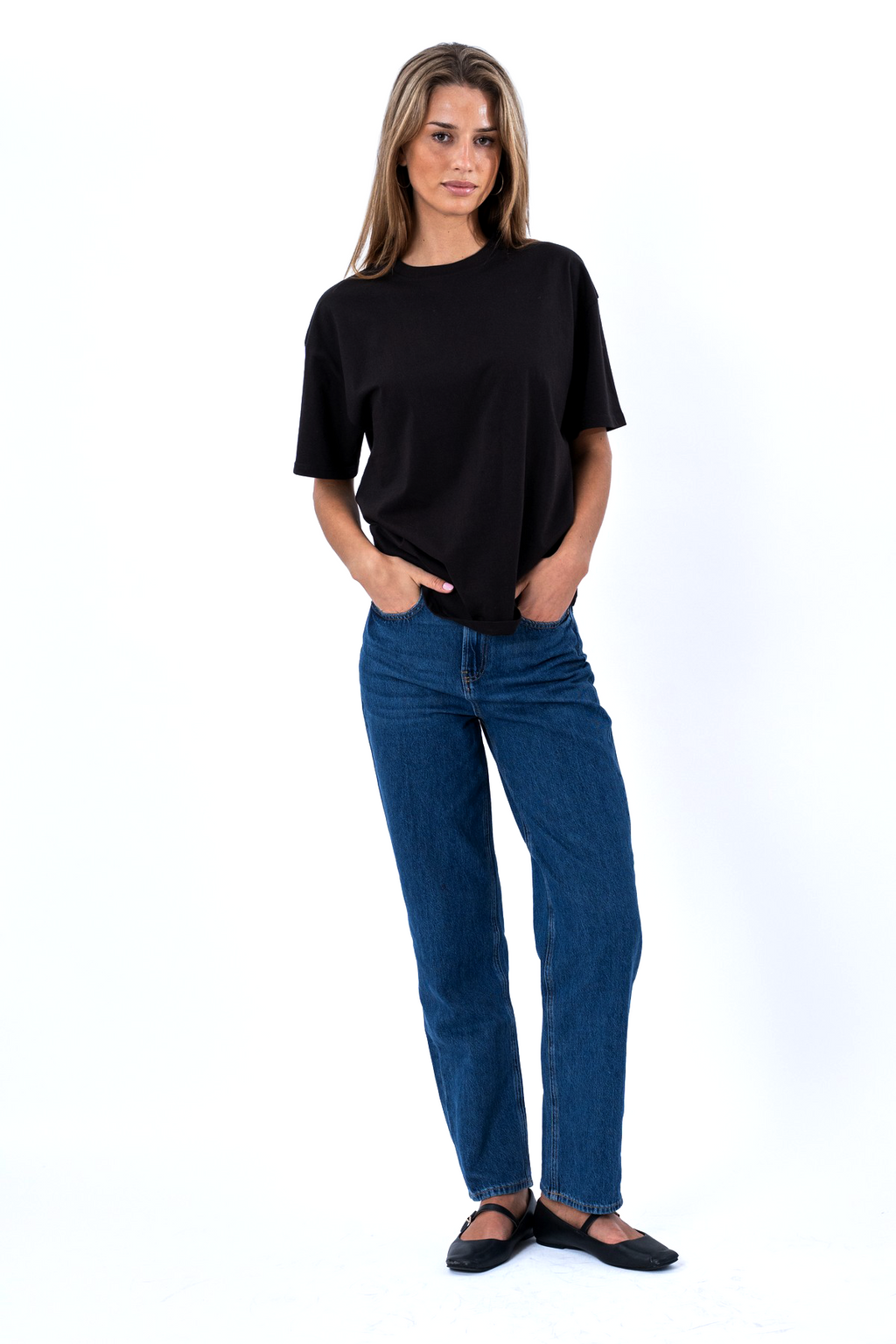 T-shirt Heavy Boxfit - Noir