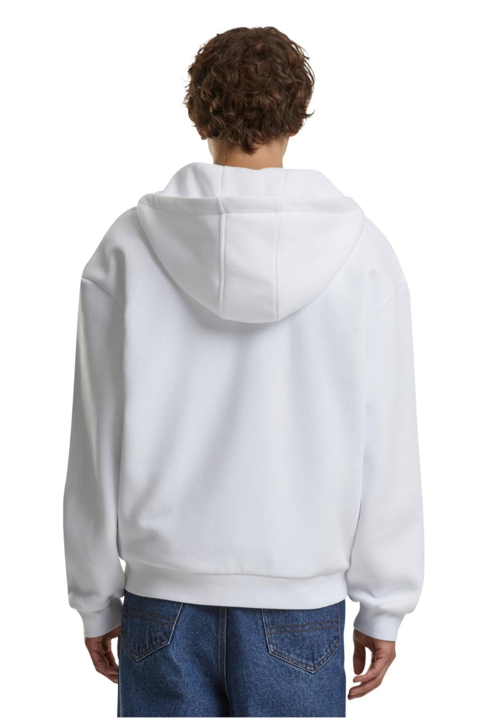 Hoodie zip tous les jours - blanc