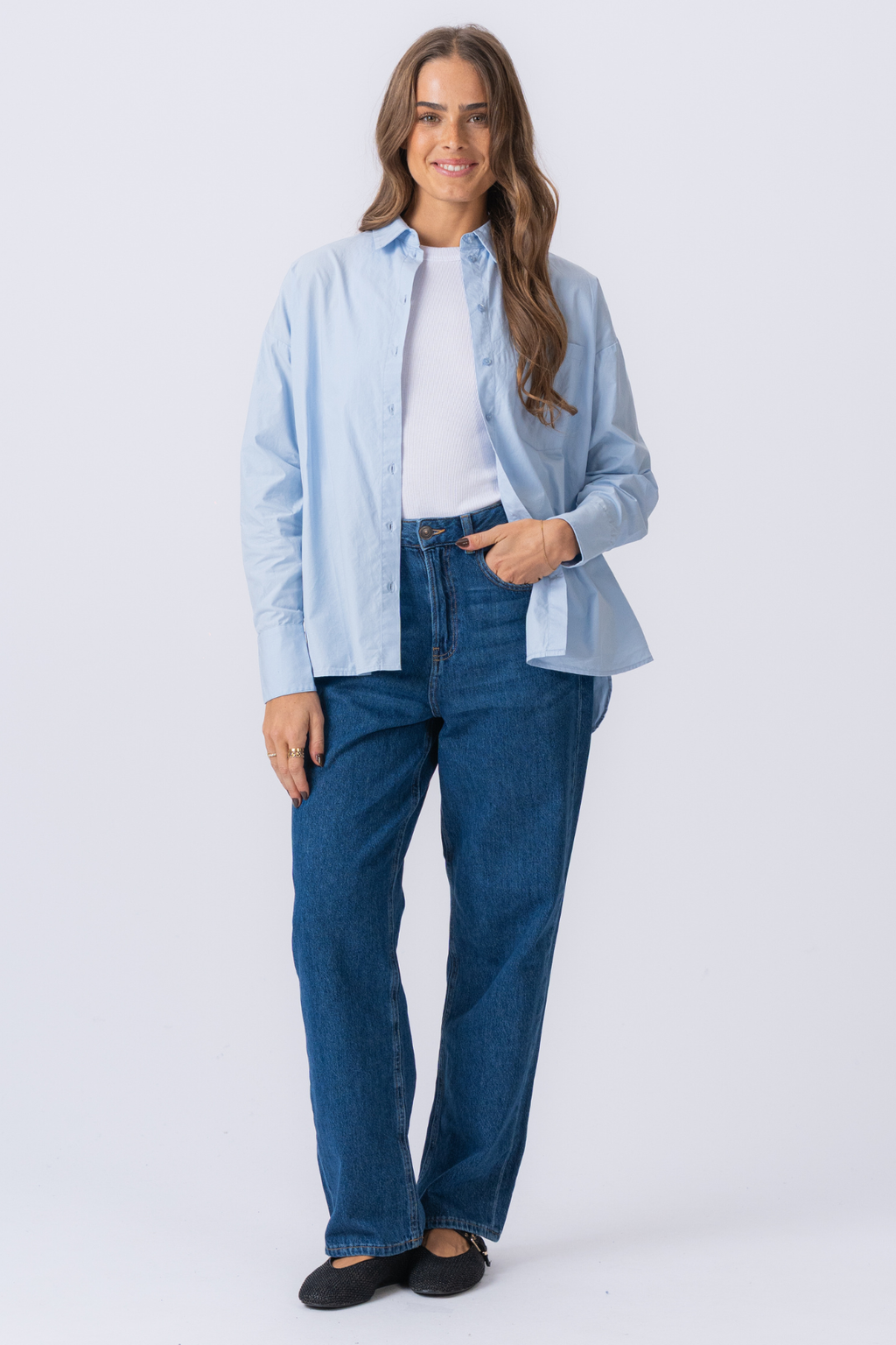 Relaxed Shirt - Light Blue