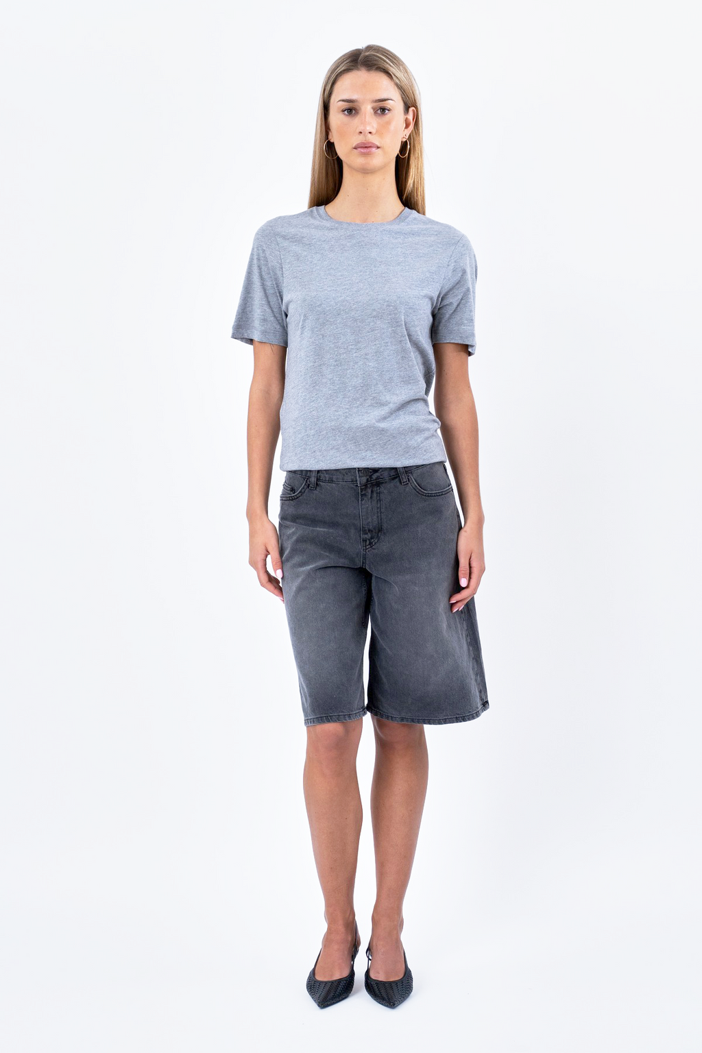 Boyfriend Tee - Gray