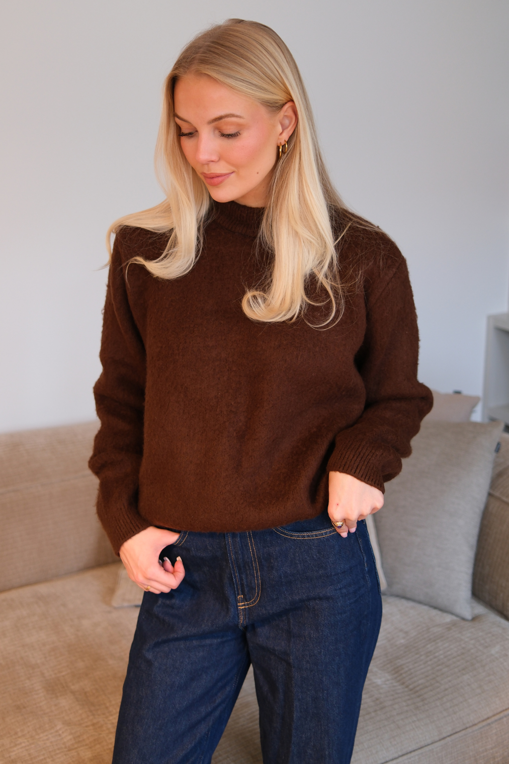 Hazel Knit - Brown