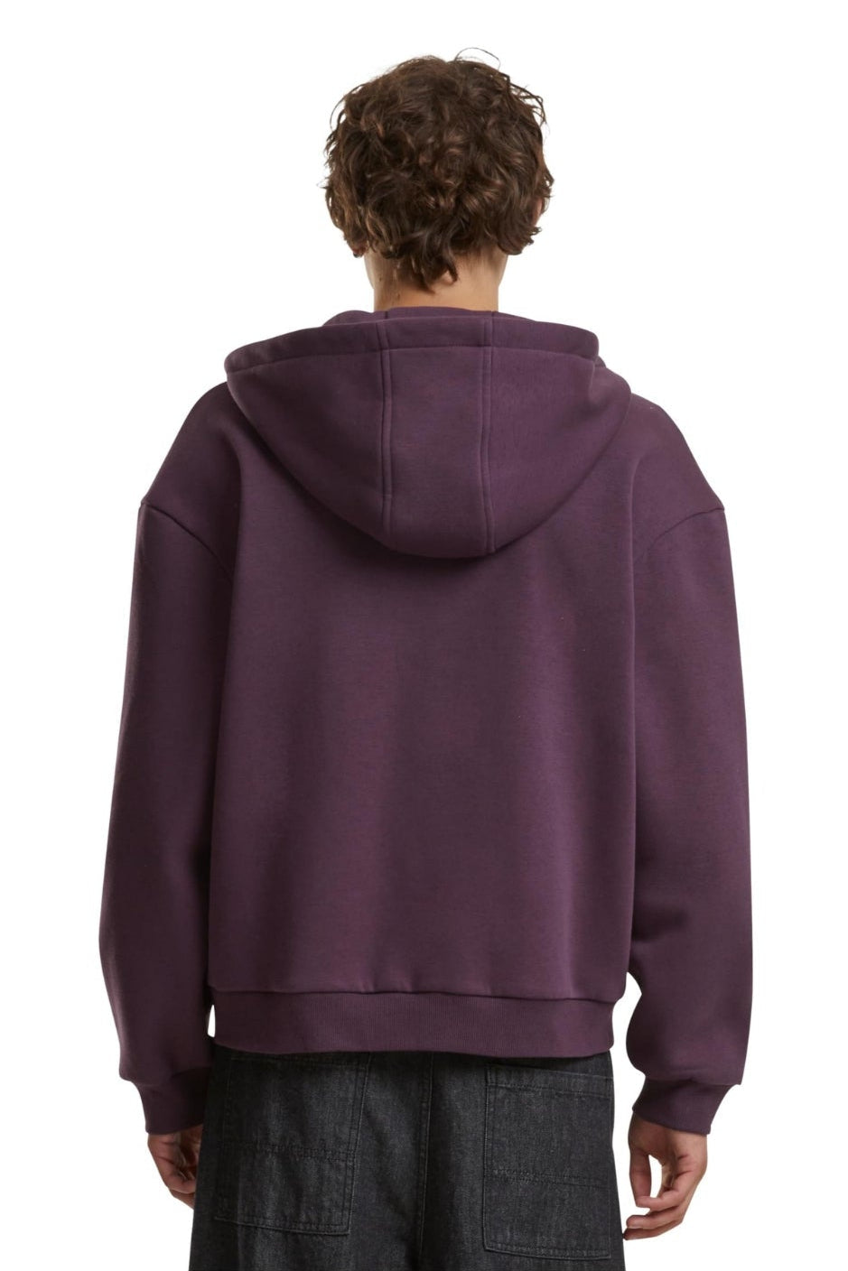Sweat à capuche à zip quotidien - Purple