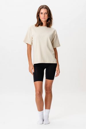 T-shirt BoxFit - beige