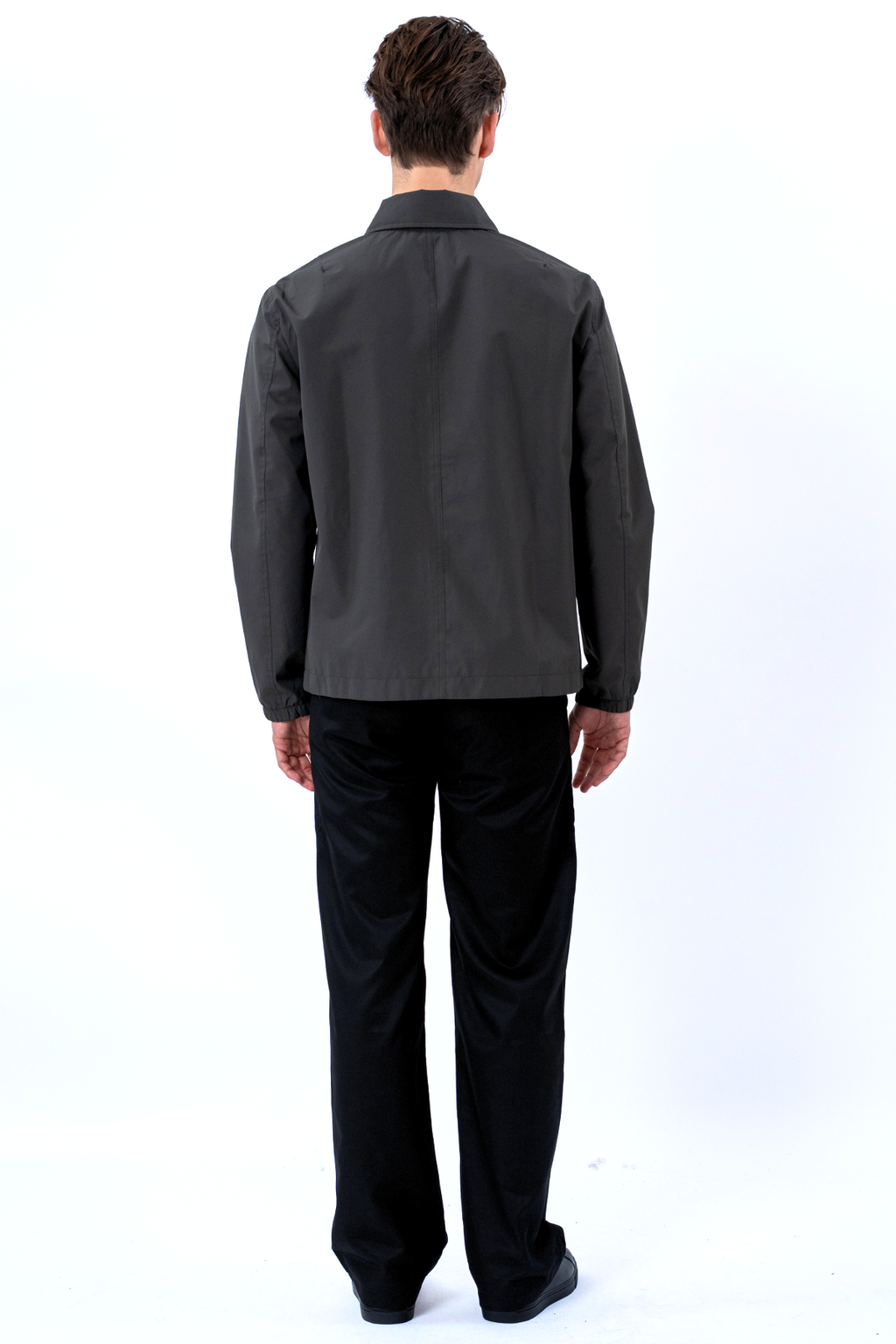 Veste courte zippée - Gris