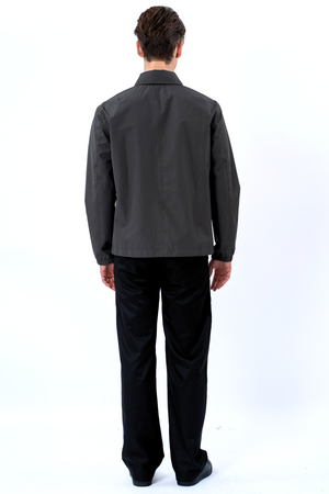 Veste courte zippée - Gris