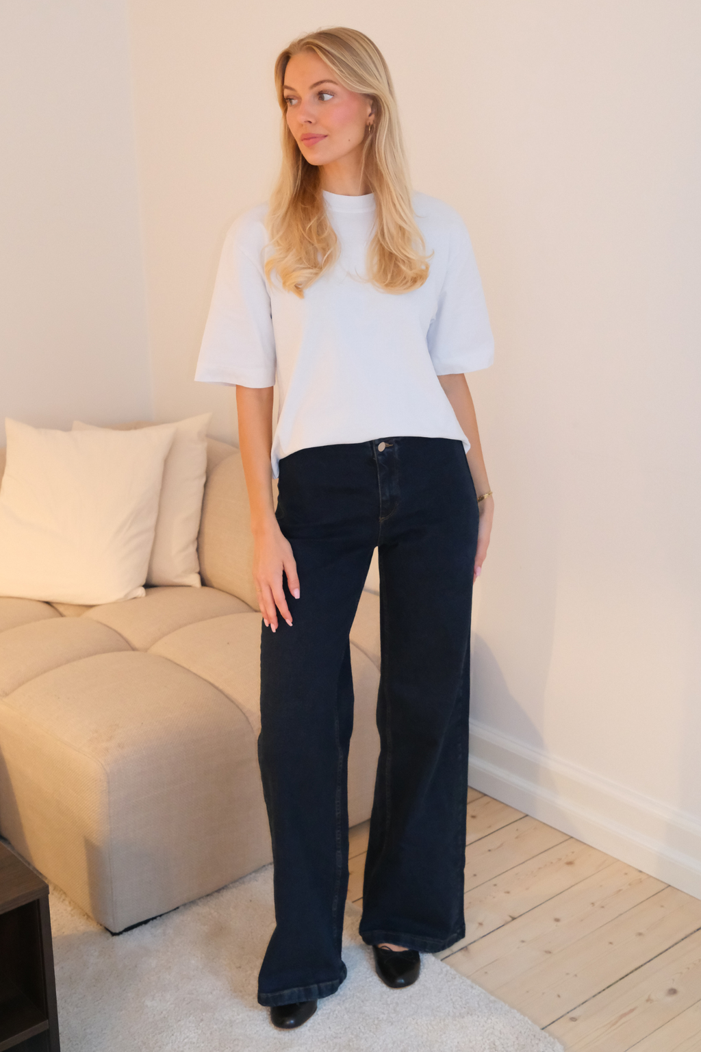 Jean large Miley - Bleu foncé