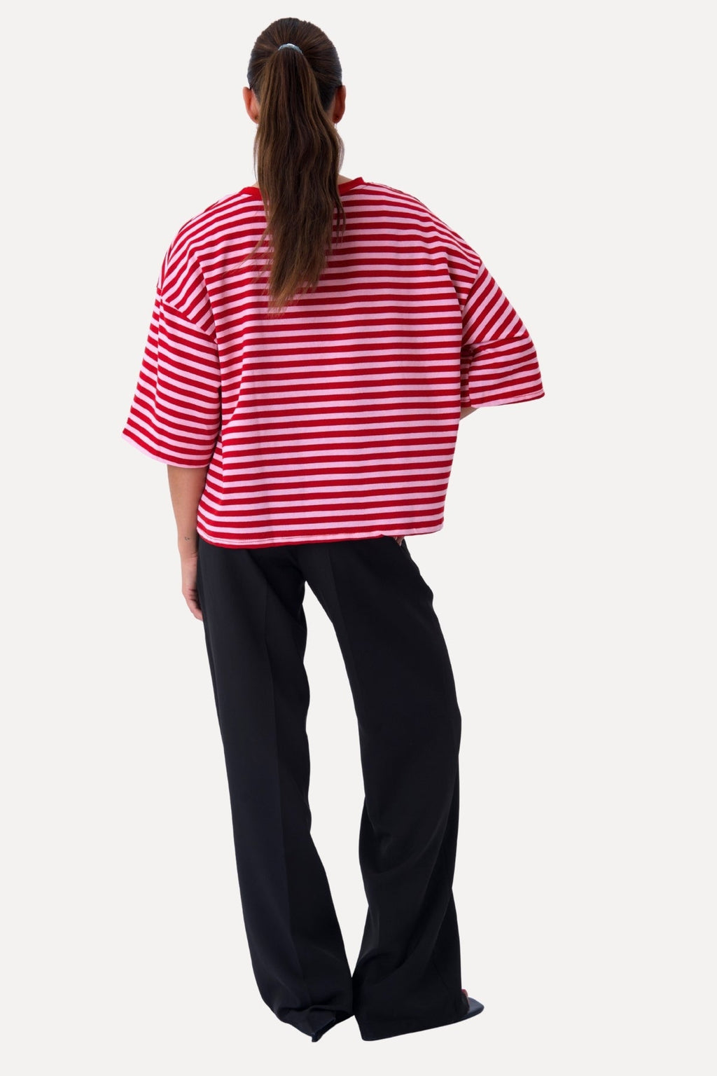 T-shirt Zoé - Rouge/Rose Clair