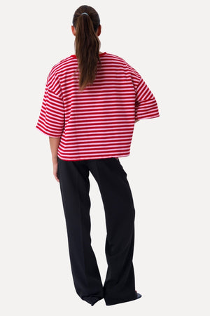 T-shirt Zoé - Rouge/Rose Clair