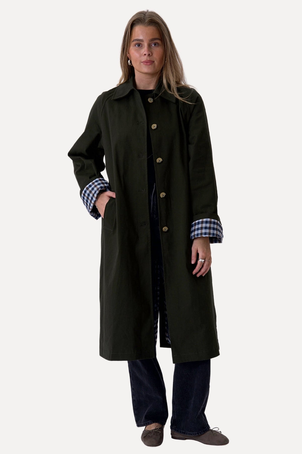 Livia Trenchcoat -  Olive