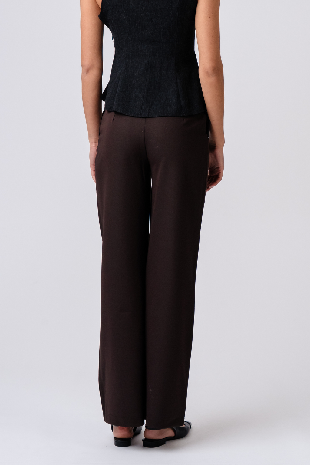 Rosalie large Pants - Marron