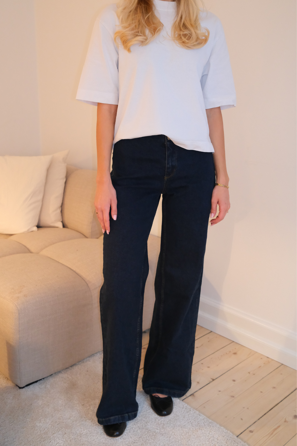 Jean large Miley - Bleu foncé