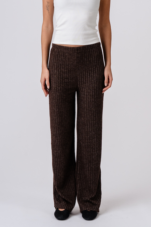 Lierre Tricot Pants - Marron