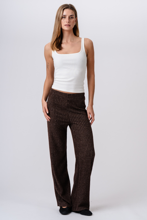 Lierre Tricot Pants - Marron