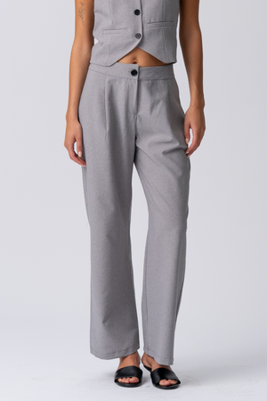 Natalie Vest and Pants (Light Grey) - Package deal