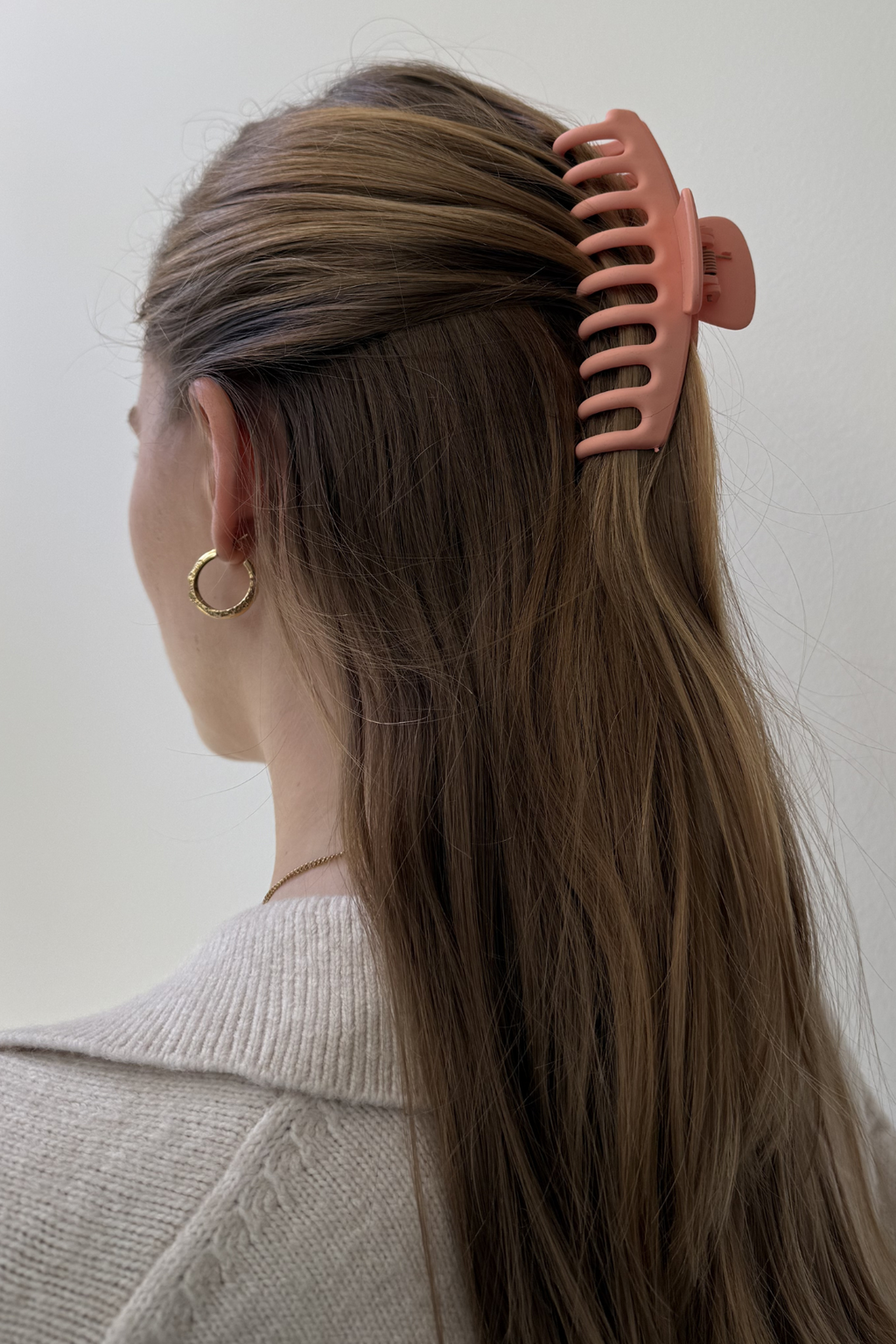 Clip à griffe - rose