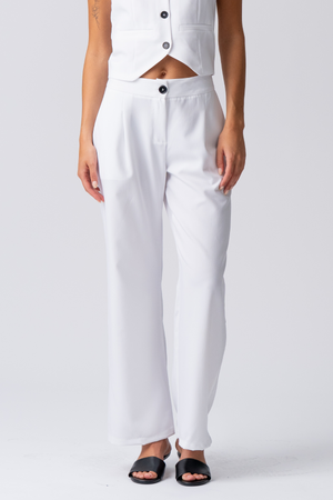 Natalie Pants - Blanc