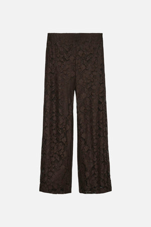 Neline Wide Pant - Chocolate Torte
