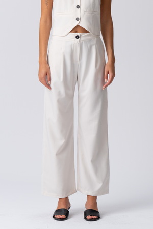 Natalie Vest and Pants (Light Beige) - Package deal