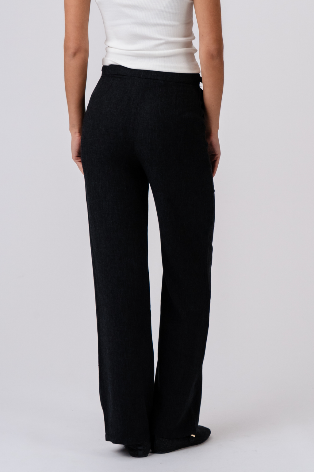 Aya Loose Pants - Black