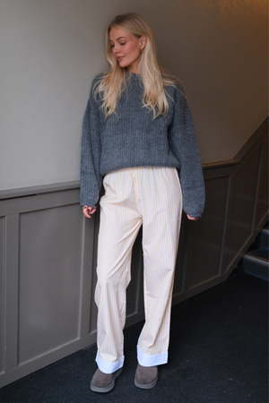 Layla Striped Pants - Jaune